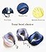 Travel Pillow - Memory Foam Neck Pillow with 360 Head & Neck Support Comfortable for Long Flight, Airplane, Train, Reading, Working, Ergonomically (Blue)