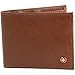RFID SAFE Alpine Swiss Men’s Leather Wallet Hybrid Bifold with Flipout ID