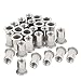 40pcs M6 Rivet Nuts Stainless Steel Threaded Rivet Insert Nuts Rivnuts Nutsert M6-1.0mm
