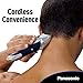 Panasonic Beard Trimmer, Hair Clipper, Men's, Cordless, with 10 Adjustable Trim Settings and Two Comb Attachments, Wet/Dry, ER-GS60-S