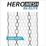 East Coast Dyes (1-Pack) Lacrosse Semi-Soft HeroMesh Striker Grey HM-STK-Gry-1P