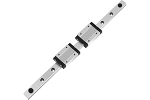 OUYZGIA MGN12H 350mm Linear Rail, Guide with Double Carriage Block for CNC Project (MGN12H, 350mm, 1pcs)