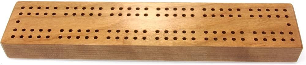 British Hardwood Cribbage Board with Peg Storage, 24cm, Supplied with 4 Metal Pegs and Instructions, Unisex, Adult/Teen - Image 5