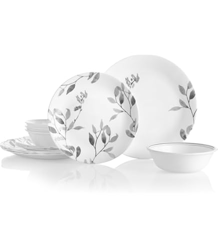 Amazon.com | Corelle City Block Dinnerware Set with Lids (20-Piece
