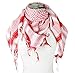 Premium Shemagh Head Neck Scarf - Red/White primary