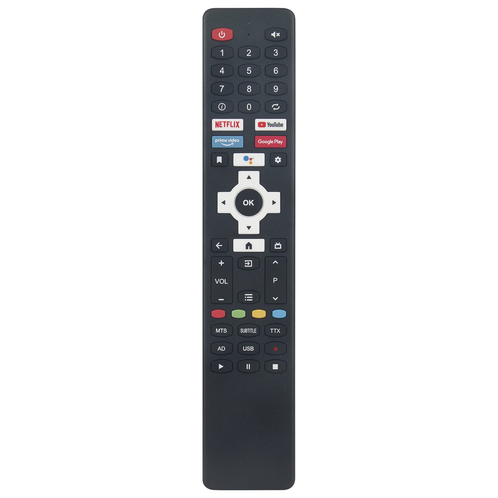 ALLIMITY Replace Remote Control fit for DYON Smart TV Smart-32-AD-2 Smart-40-AD-2 Smart-42-AD-2 Smart-43-AD-2