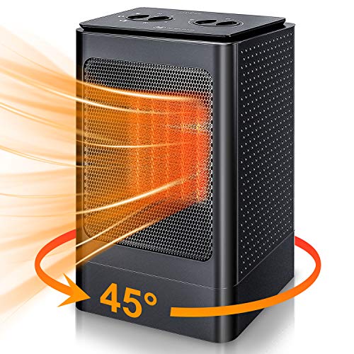 Portable Space Heater Ceramic Heater LONOVE Electric Oscillating