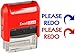 ExcelMark Self-Inking Rubber Teacher Grading Stamp - Please REDO
