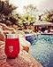 Summit Outdoor Wine Glasses, Vacuum Insulated Wine Tumbler With Lid, Stainless Steel Metal Cup, Unbreakable, Shatterproof, Portable, Set of 2, Travel or Camping, New Sliding Lid