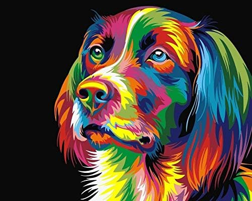 Kaieteur Painting by Number Kits for Adult DIY Canvas Oil Painting Kit for Kids or Beginner with Paint Brushes Acrylic Pigment Drawing Paintwork 16x20inch Without Frame