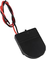 AEDIKO 10pcs CR2032 Battery Holder with Switch 3V Leads Black 13.5 cm view 6