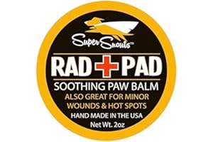 SUPER SNOUTS Rad + Pad Soothing Paw Balm for Dogs, 5 oz