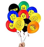 24 Count LEGO-Inspired Balloons 12