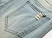 Qazel Vorrlon Men's Light Blue Ripped Skinny Distressed Destroyed Slim Jeans Pants with Holes