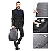 Sosoon Laptop Backpack, Business Bags with USB Charging Port Anti-Theft Water Resistant Polyester School Bookbag for College Travel Backpack for 15.6-Inch Laptop and Notebook, Gray