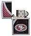 Zippo NFL San Francisco 49ers Street Chrome Pocket Lighter