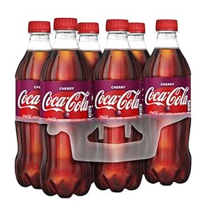 Image of Coca-Cola Coke Cherry Soda, 16.9 fl oz, 6 Pack