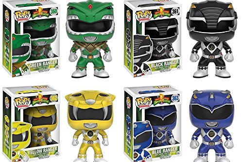 power rangers funko pop set