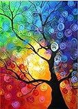 DIY 5D Diamond Painting by Number Kit for Adult, Full Drill Diamond Embroidery Dotz Kit Home Wall Decor-11.8x16