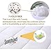 DECROOM White Comforter Set Full Queen Size, 2 Bonus Pillow Shams,Down Alternative Quilted Duvet Insert,3M Moisture-wicking Treament,Light Weight Soft and Hypoallergenic for All Season
