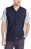 Red Kap mens Ripstop Crew Shirt, Short Sleeve T