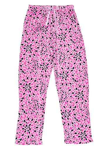 North 15 women s super cozy printed minky fleece pajama bottom lo…