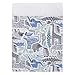 Dwell Studio Safari Skies Animal/Jungle 3 Piece Crib Bedding Set, Blue/Gray/Green/Taupe