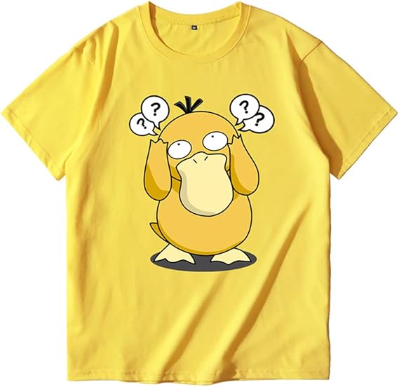 Amazon ポケットモンスター ポケモン コダック Psyduck アニメ 漫画 Tシャツ メンズ レディース Tシャツ 夏服 スポーツ プリント 半袖 個性的 無地 ゆったり 通気性 ファッション 大きいサイズ Xxxl Tシャツ カットソー 通販
