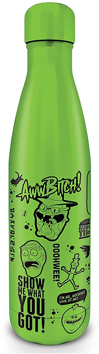 Rick and Morty (Quotes) Metal Drinks Bottle, 500ml