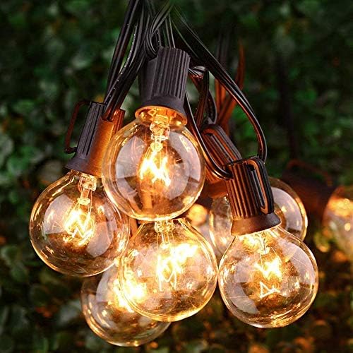 String Lights, Silikang 25Ft G40 Globe Waterproof  String Mild with Bulbs-UL Listd for Indoor/Out of doors Business Decor Use Weatherproof Mild Tents Market CafePorch Yard Bistro Get together