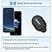 Bluetooth Earbud, GRDE Wireless Bluetooth Earpiece Mini In-ear Earphone Car Headphone with Mic and Magnetic USB Charger for iPhone 8 iPhone 7 Plus Samsung S8 Note8 Cell Phones
