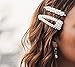 Eliteus 10 PCS Large Elegant Hair Clips,Pearl Hair Barretes Acrylic Resin Hairpins for Women Girls, Multicolor/Multishape Fashion Hair Accessories Suit for Birthday Valentines Gifts Bling