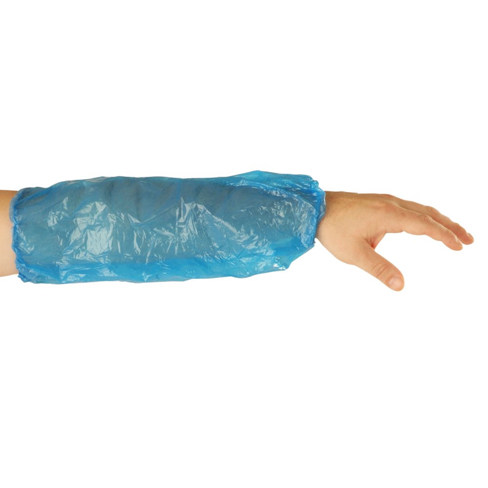 UltraSource Polyethylene Waterproof Sleeves, 1 mil, 16", Blue (Pack of