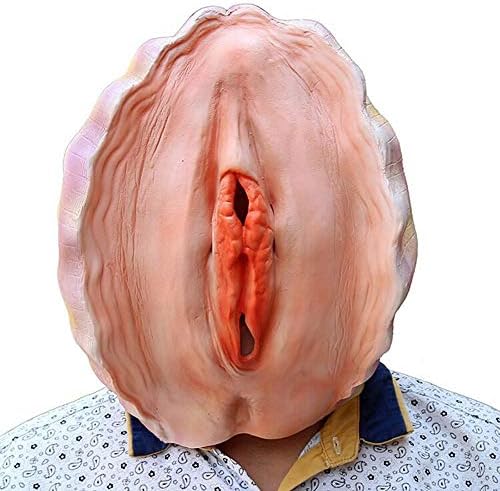 SCLMJ Shell Mask Halloween Horror Latex Mask Party Holiday Full Face Party Festival Funny Masks Creative Style