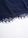 Fantaist Women's Summer Halter Backless Lace Cocktail Dresses for Wedding Guest (M, FT610-Navy Blue)