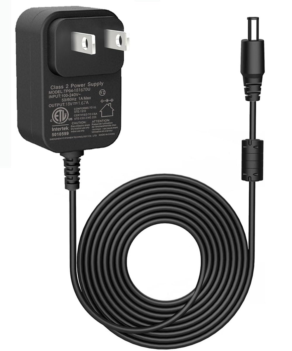 Photo 1 of HY1C 30W Power Cord for Amazon Alexa Echo 3rd 4th Generation, Echo Show 8, 10, 15, 2nd Gen, Plus 2nd Gen Power Adapter Charger