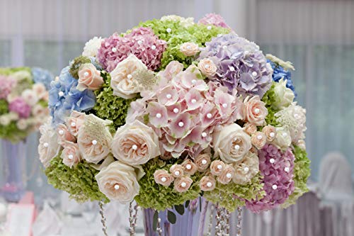 Senkary 200 Pieces Corsages Pins Ball Pearl Pins Flower Pins Floral Pins Straight Head Pins Wedding Bouquet Pins (2.6 Inch) - Thumbnail 5