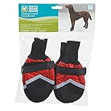 Guardian Gear Fleece Lined Dog Boot, Medium, Red