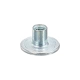 uxcell M4 T-Nuts, 24pcs Carbon Steel Tee Nut Round
