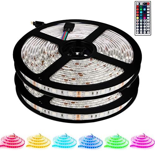 LED Strip Lights, IWISHLIGHT Light Strip SMD 5050 Waterproof Flexible RGB Strip Lights for Home Kitchen Car Bar