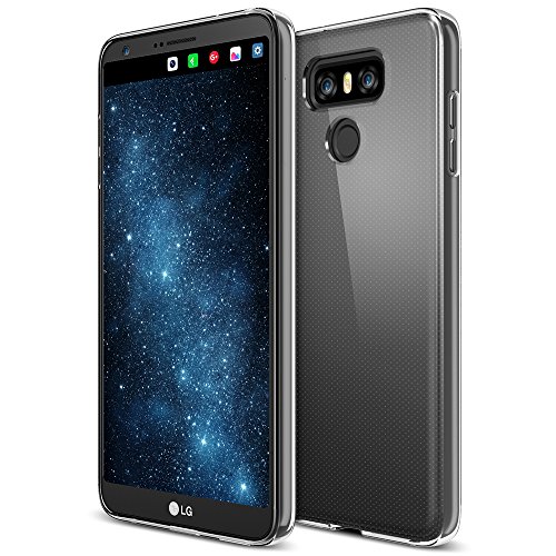 LG G6 Case, Trianium [Clarium Series] - Clear Premium Protective Case Shock Absorption TPU Bumper Cushion + Scratch Resistant Clear MicoDot Cover for LG G6 (TM000105) (Best Case For Lg G6)