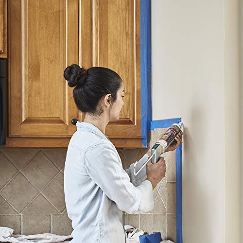 GE Max Shield Ultra Seal Siliconized Acrylic Latex Sealant Caulk, Almond, 10.1oz - Thumbnail 7