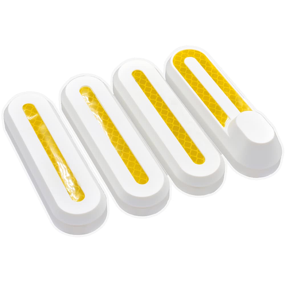 myBESTscooter - Side Wheel Cover Set For Xiaomi M365 Pro Electric Scooter (White)