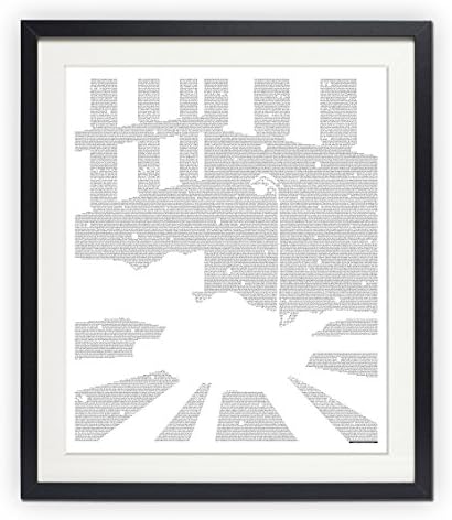 The Dead - Typography Art Print - 20W x 24H