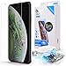 iPhone Xs Screen Protector, Full Cover Tempered Glass Shield [Dome Fix] New Slide Easy Install and Repair Kit by Whitestone for Apple iPhone 10 (2017) / iPhone 10s (2018) - 1 Pack