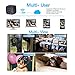 sunnflowfox WiFi Spy Camera, Wireless Mini Hidden Camera Nanny Camera 1080P HD Video Recorder Indoor Hidden Cam with Auto Night Vision for Home, Office Security