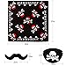 VAMEI 24 PCs Pirate Party Supplies Eye Patches Pirate Bandana Fake Mustaches Halloween Costume Party Favors Captain Pirate Costume Accessories Boys Girls Kids