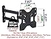 Husky Mounts Full Motion Wall Mount Bracket & Arm for TVs/Monitors, Fits Most 24