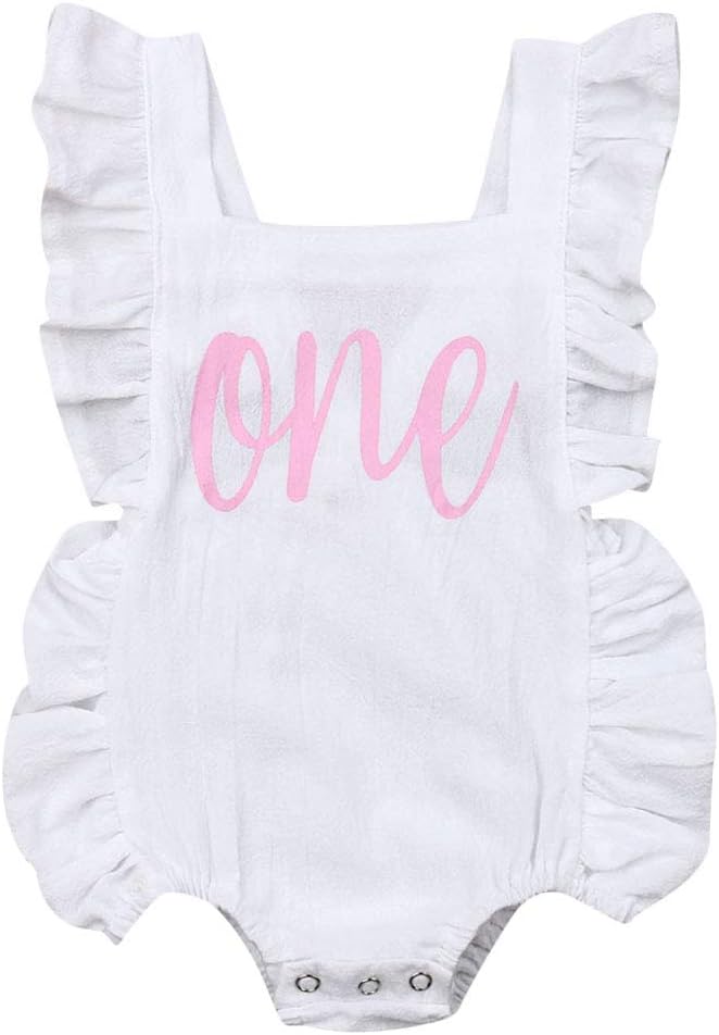 CIYCUIT Newborn Baby Girls Boys Plain Bodysuit Romper Infant Basic Outfits Clothes