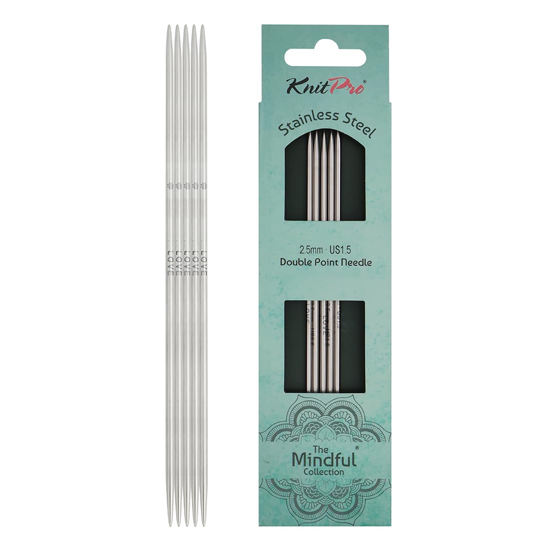 KnitPro The Mindful Collection Double Pointed Needles 8" (20cm) | Size 2.5mm — image 1